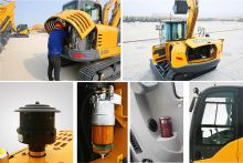 XCMG Official XE80D 8 ton Small Crawler Excavator Machine With Pdf Price Philippines